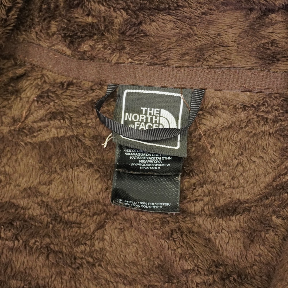 The North Face Osito 2 Fleece Jacket Womens XS Brown Full Zip Soft Fuzzy - Picture 5 of 13